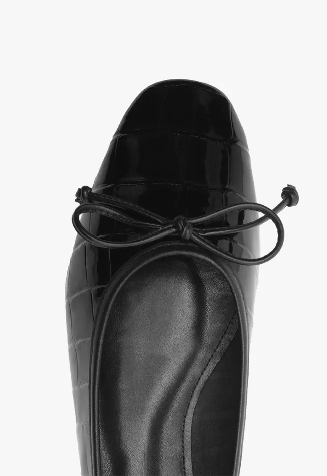 Arissa Ballet Flat Black Women Schutz Shoes Ballerinas