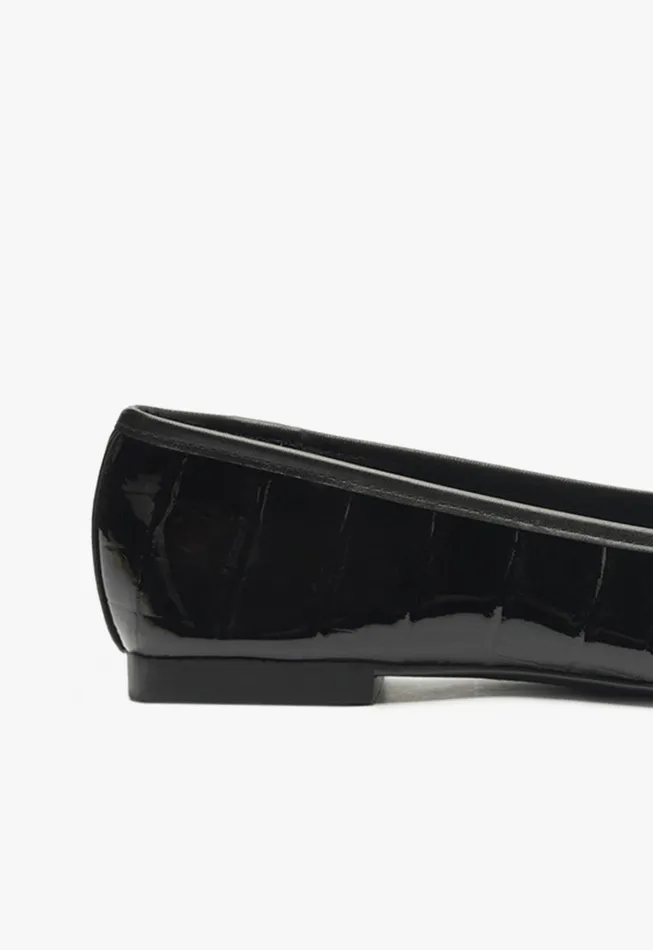 Arissa Ballet Flat Black Women Schutz Shoes Ballerinas