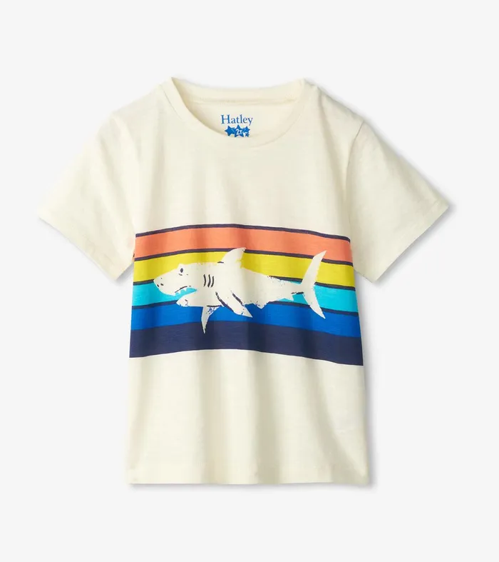 Baby and Toddler Boys Island Shark Graphic Tee Hatley