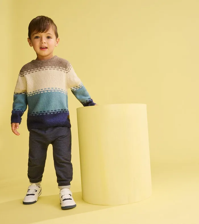 Baby and Toddler Boys Navy Kangaroo Pocket Joggers Hatley