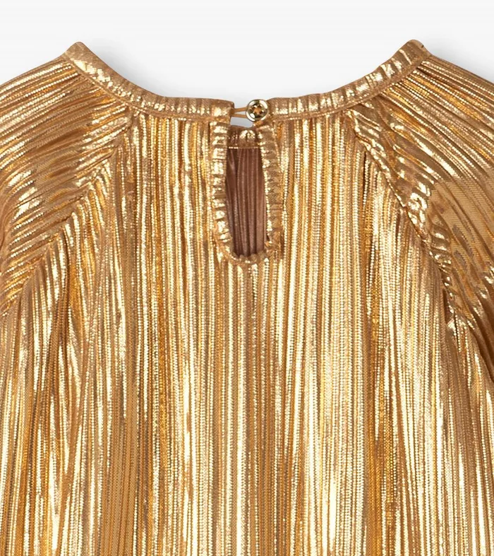 Baby and Toddler Gold Metallic Special Dress Hatley