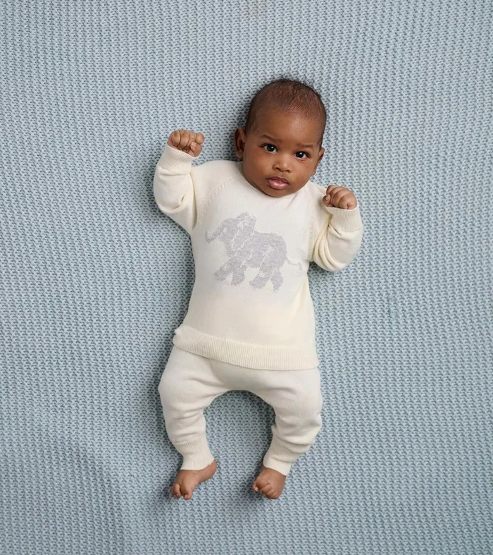Baby Elephant Pullover Sweater Hatley