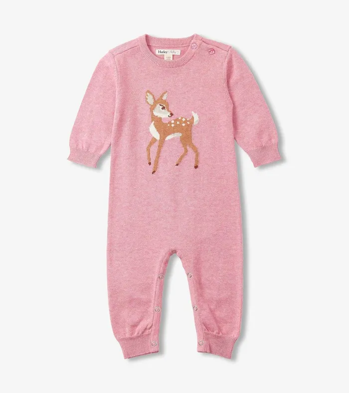 Baby Girls Baby Doe Sweater Romper Hatley