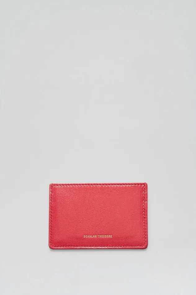 Bags Women Scanlan Theodore FLAT CARD HOLDER Raspberry Bags Women Scanlan Theodore FLAT CARD HOLDER Raspberry