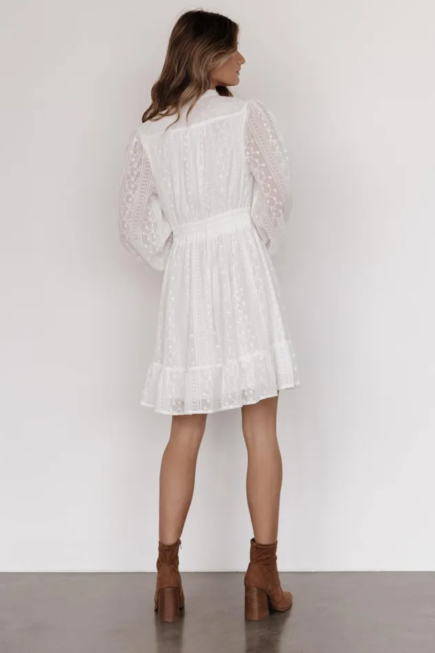 Baltic Born Bridal Women Harmony Embossed Dress Off White Baltic Born Bridal Women Harmony Embossed Dress Off White