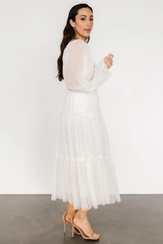 Baltic Born Bridal Women Katrina Tulle Maxi Dress Cream Baltic Born Bridal Women Katrina Tulle Maxi Dress Cream