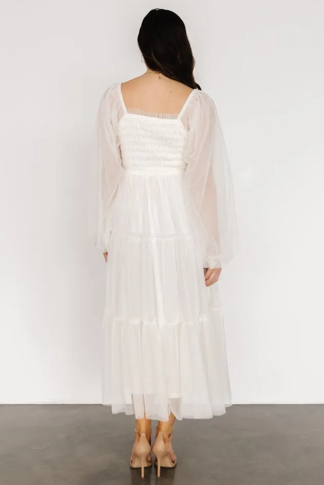Baltic Born Bridal Women Katrina Tulle Maxi Dress Cream Baltic Born Bridal Women Katrina Tulle Maxi Dress Cream