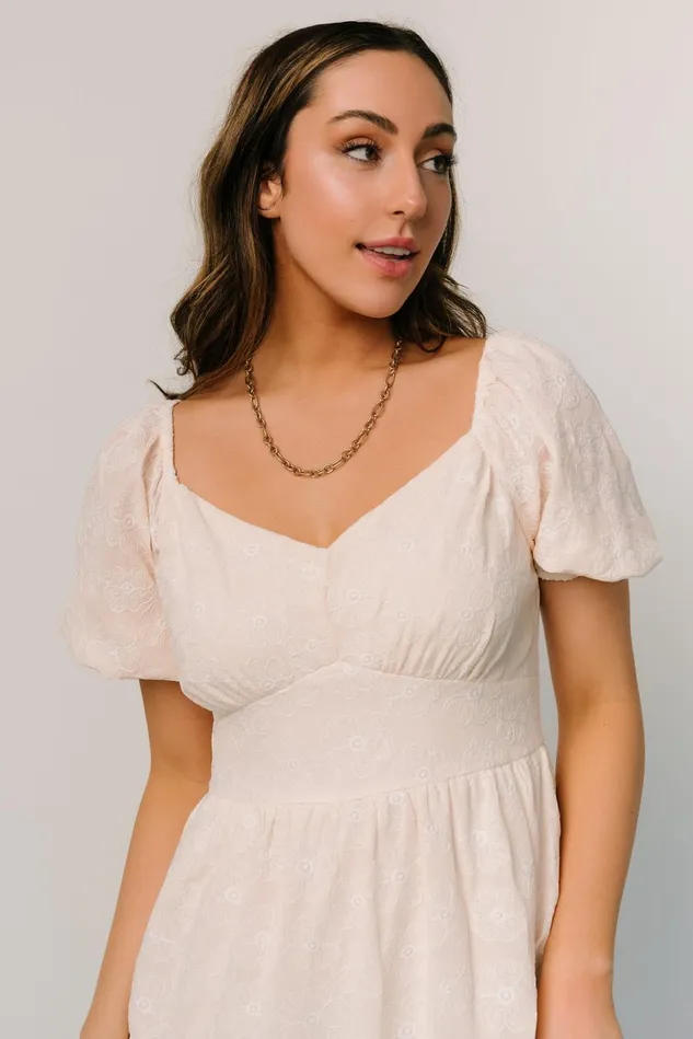 Baltic Born Bridal Women Mildred Embroidered Midi Dress Vintage Cream Baltic Born Bridal Women Mildred Embroidered Midi Dress Vintage Cream