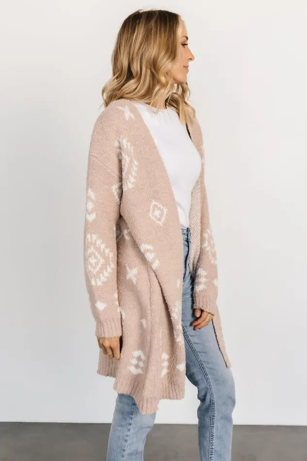 Baltic Born Cardigans Women Missoula Oversized Cardigan Sand Off White Baltic Born Cardigans Women Missoula Oversized Cardigan Sand Off White