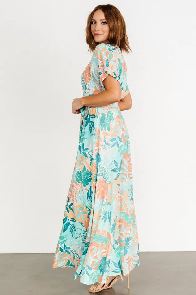 Baltic Born Cover Ups Women Belize Maxi Dress Multi Print Baltic Born Cover Ups Women Belize Maxi Dress Multi Print