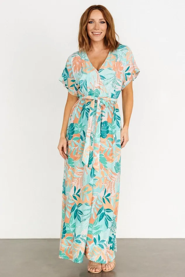 Baltic Born Cover Ups Women Belize Maxi Dress Multi Print Baltic Born Cover Ups Women Belize Maxi Dress Multi Print