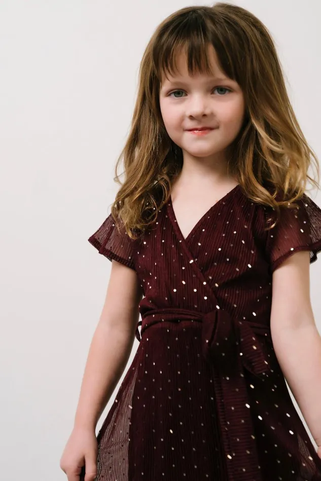 Baltic Born Flower Girl Women Child Grace Sparkle Gown Mulberry