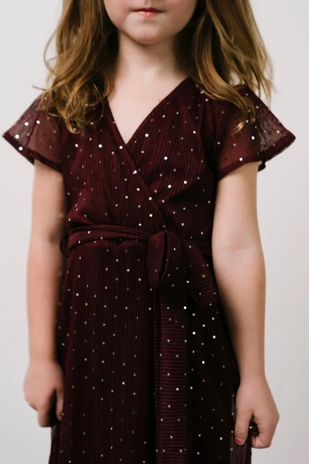 Baltic Born Flower Girl Women Child Grace Sparkle Gown Mulberry