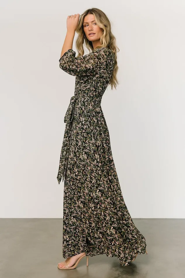 Baltic Born Maxi Dresses Women Rebecca Maxi Dress Black Floral
