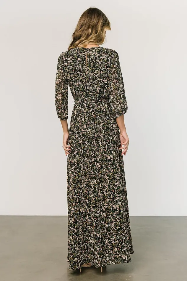 Baltic Born Maxi Dresses Women Rebecca Maxi Dress Black Floral