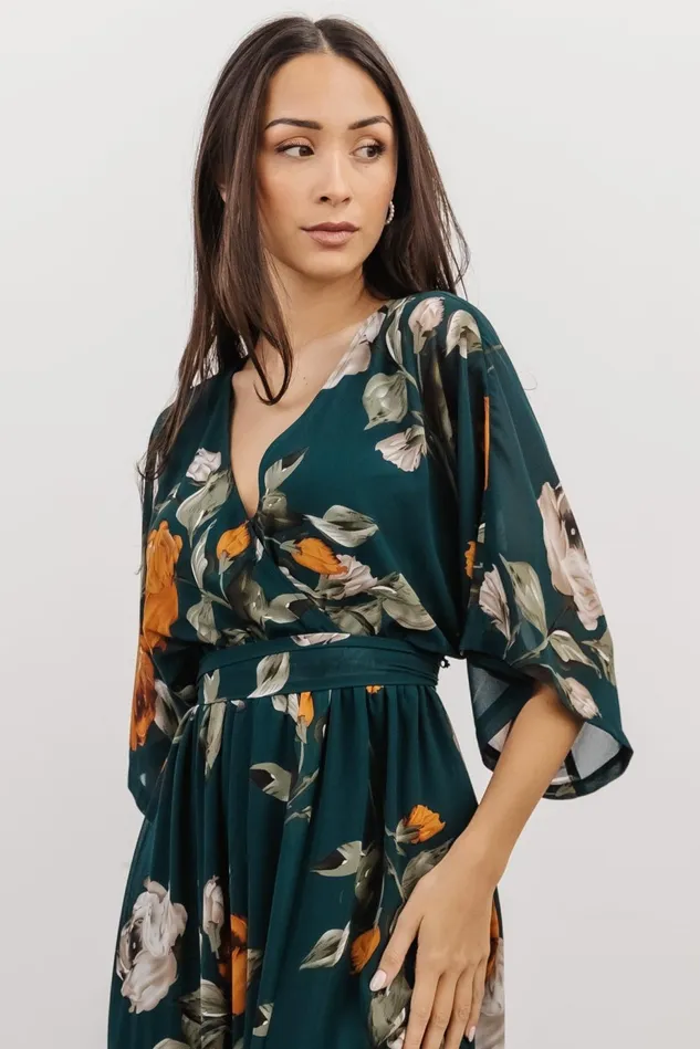 Baltic Born Mother Of The Bride Women Kia Kimono Maxi Dress Deep Topaz Floral Baltic Born Mother Of The Bride Women Kia Kimono Maxi Dress Deep Topaz Floral