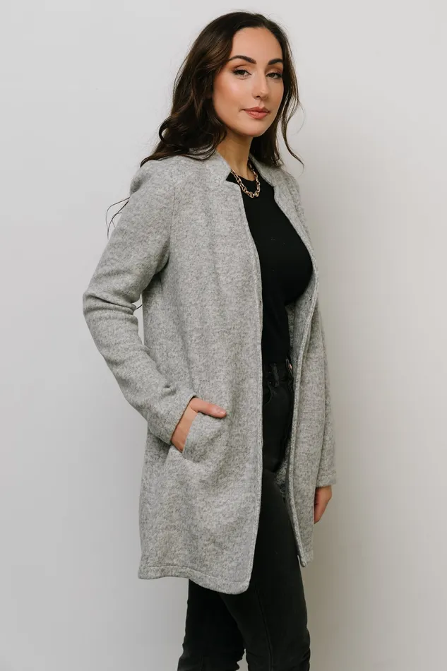 Baltic Born Outerwear Women Knoll Notch Jacket Gray