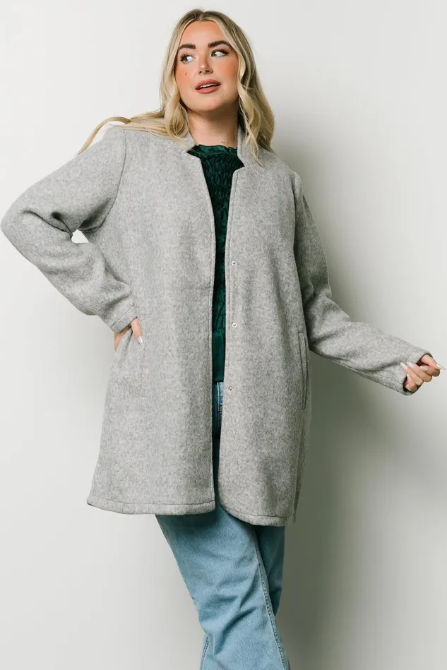 Baltic Born Outerwear Women Knoll Notch Jacket Gray