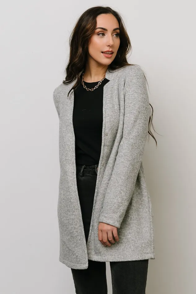 Baltic Born Outerwear Women Knoll Notch Jacket Gray