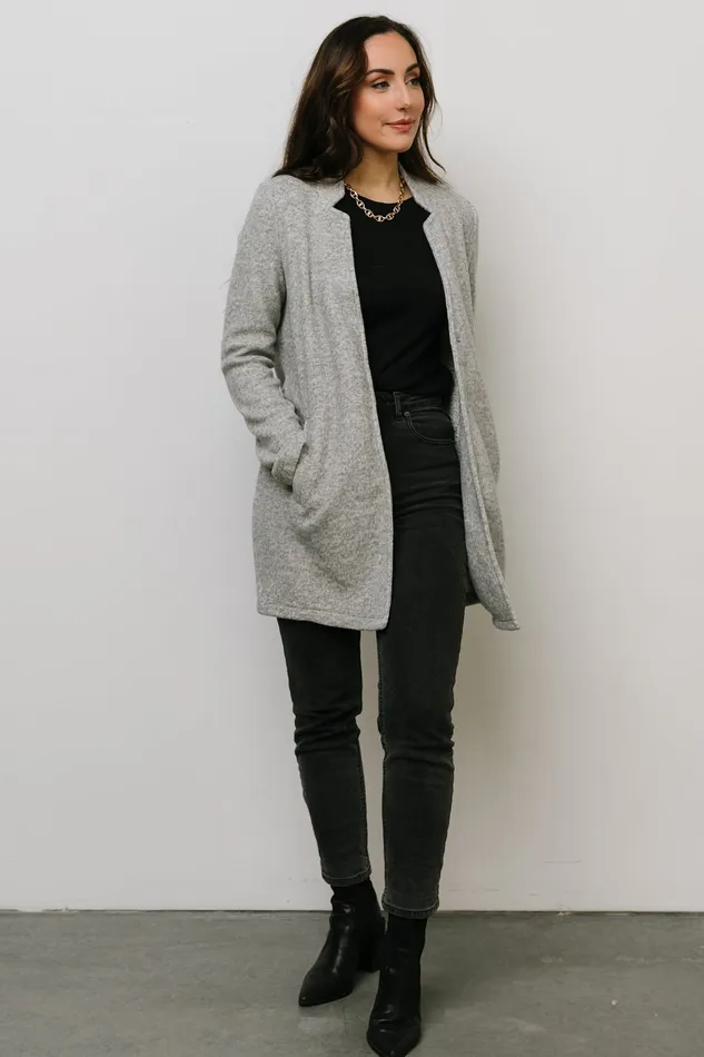 Baltic Born Outerwear Women Knoll Notch Jacket Gray