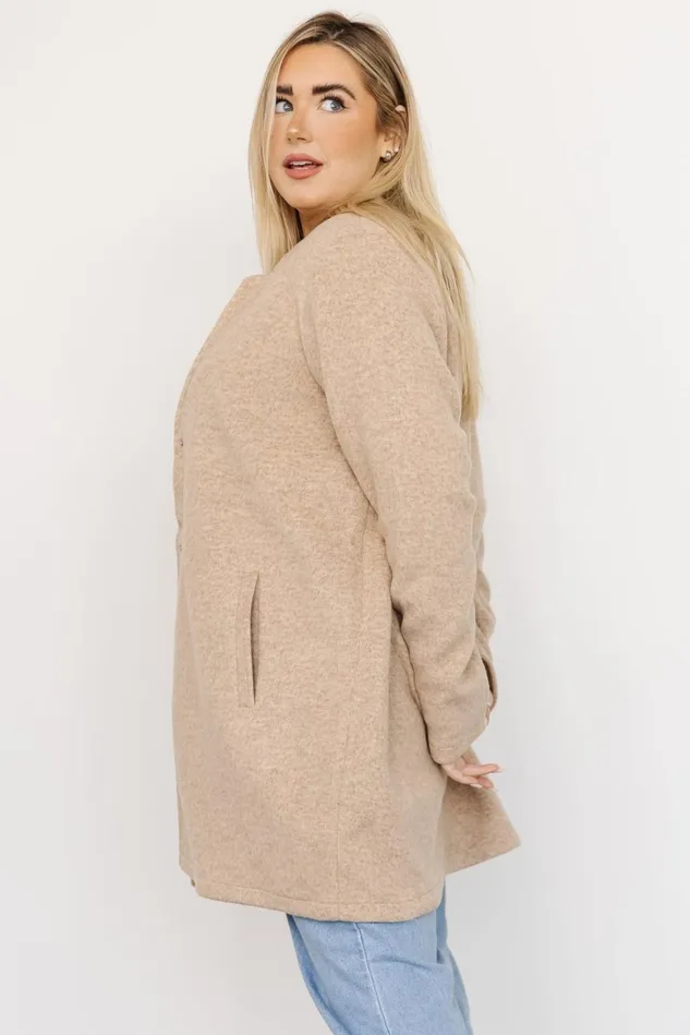 Baltic Born Outerwear Women Knoll Notch Jacket Oatmeal Baltic Born Outerwear Women Knoll Notch Jacket Oatmeal