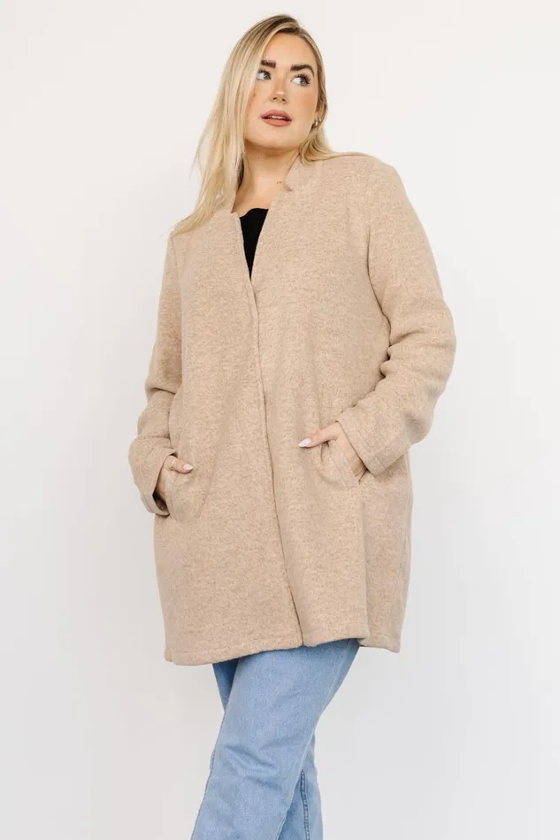 Baltic Born Outerwear Women Knoll Notch Jacket Oatmeal Baltic Born Outerwear Women Knoll Notch Jacket Oatmeal