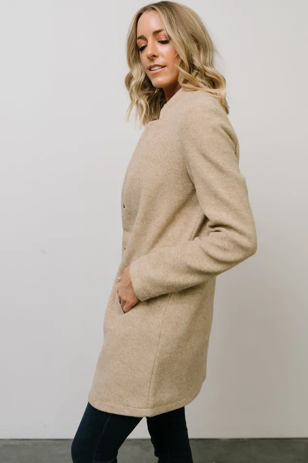 Baltic Born Outerwear Women Knoll Notch Jacket Oatmeal Baltic Born Outerwear Women Knoll Notch Jacket Oatmeal