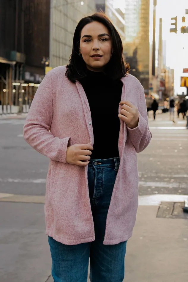 Baltic Born Outerwear Women Knoll Notch Jacket Vintage Rose