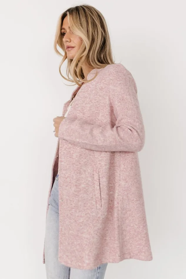 Baltic Born Outerwear Women Knoll Notch Jacket Vintage Rose