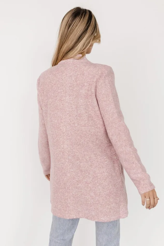 Baltic Born Outerwear Women Knoll Notch Jacket Vintage Rose