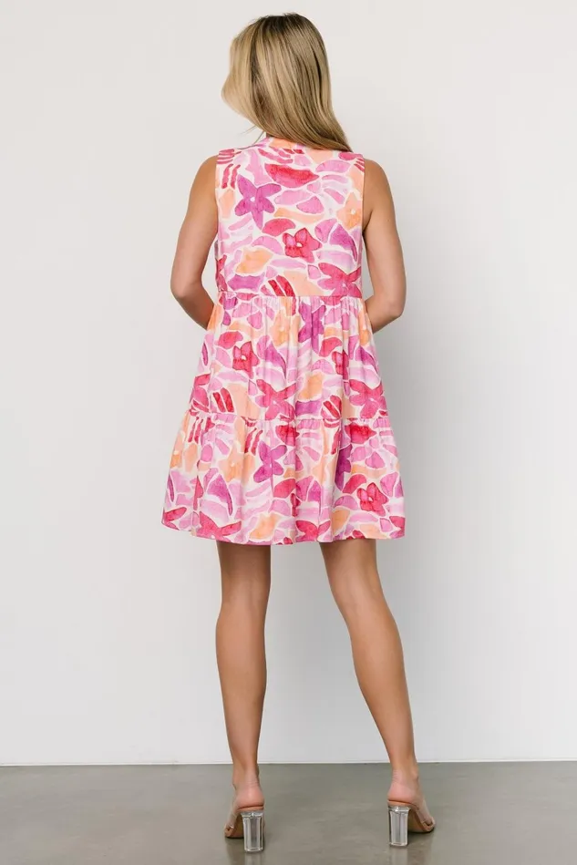 Baltic Born Short Dresses Women Cami Short Dress Pink Multi Baltic Born Short Dresses Women Cami Short Dress Pink Multi