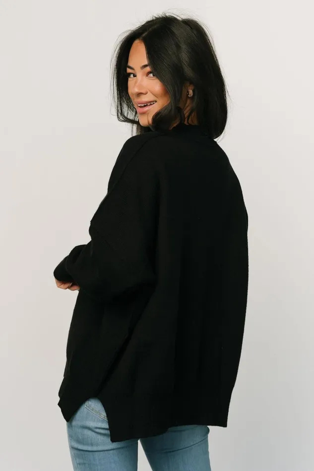 Baltic Born Sweaters Women Jeremiah Knit Sweater Black Baltic Born Sweaters Women Jeremiah Knit Sweater Black