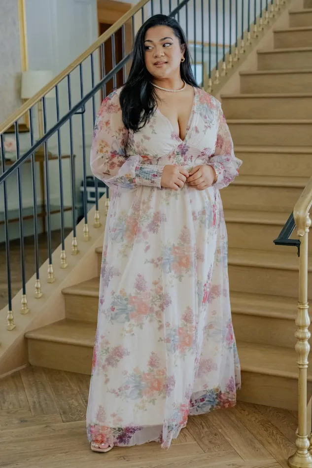 Baltic Born Tulle Styles Women Layla Tulle Maxi Dress Romantic Floral