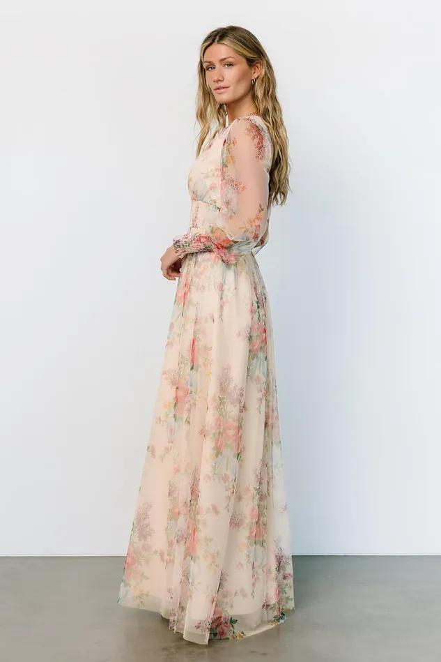 Baltic Born Tulle Styles Women Layla Tulle Maxi Dress Romantic Floral
