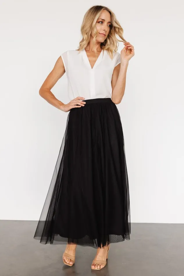 Baltic Born Tulle Styles Women Mila Tulle Skirt Black