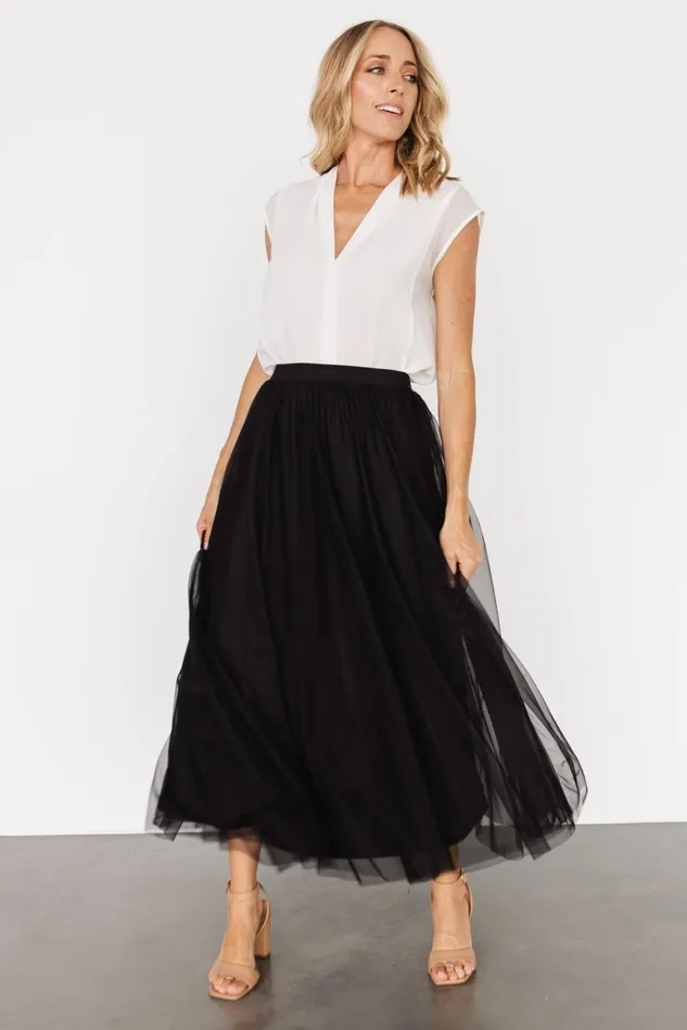 Baltic Born Tulle Styles Women Mila Tulle Skirt Black Baltic Born Tulle Styles Women Mila Tulle Skirt Black