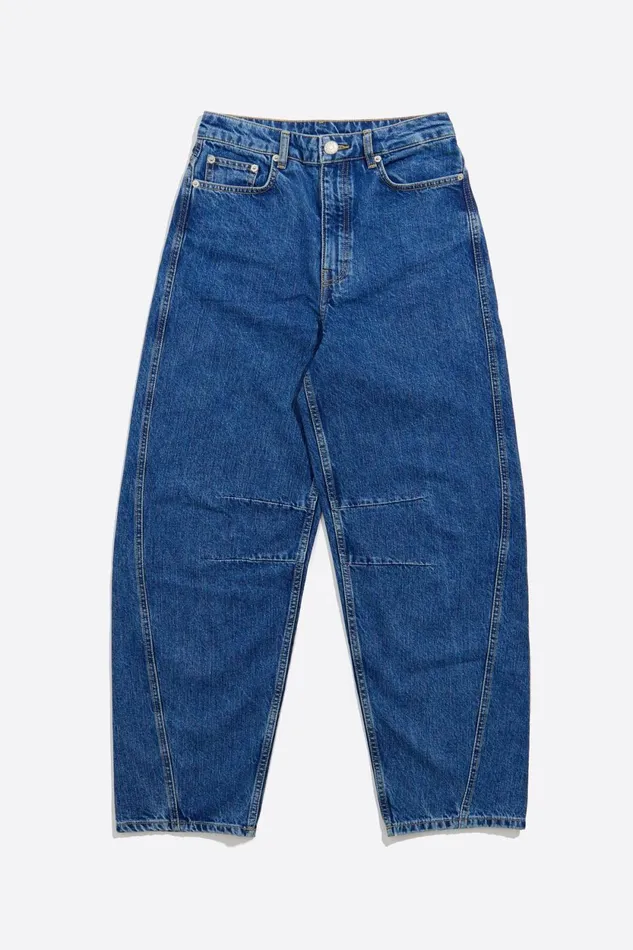 BARREL 8211 Blue Midrise Jeans Medium Blue Women Bimba Y Lola Denim