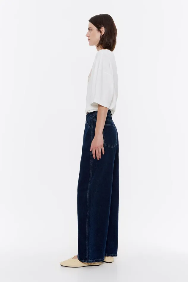 BARREL 8211 Dark Blue Jeans Dark Denim Blue Women Bimba Y Lola Trousers