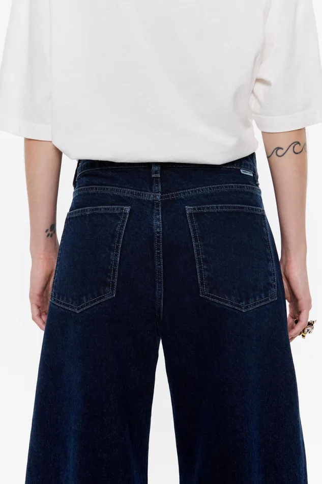BARREL 8211 Dark Blue Jeans Dark Denim Blue Women Bimba Y Lola Trousers