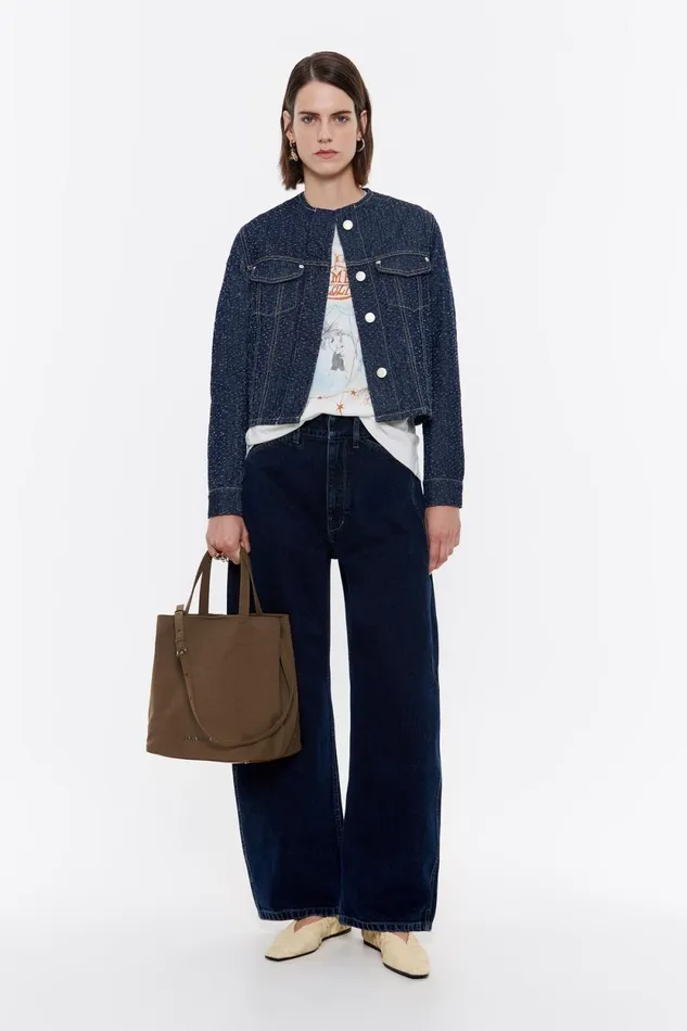 BARREL 8211 Dark Blue Jeans Dark Denim Blue Women Bimba Y Lola Trousers