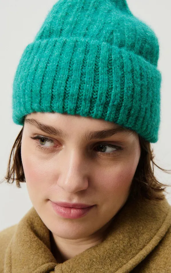 Beanie East Melange Duck Blue WomenMen American Vintage Beanies and Caps Beanie East Melange Duck Blue WomenMen American Vintage Beanies and Caps