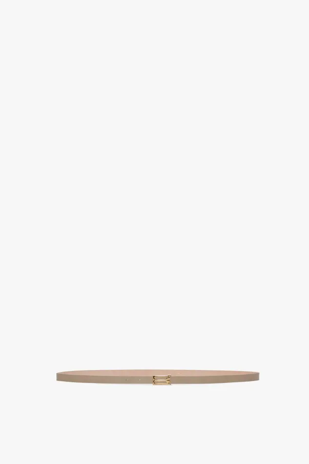 Belts Women Victoria Beckham Exclusive Micro Frame Belt In Beige Leather