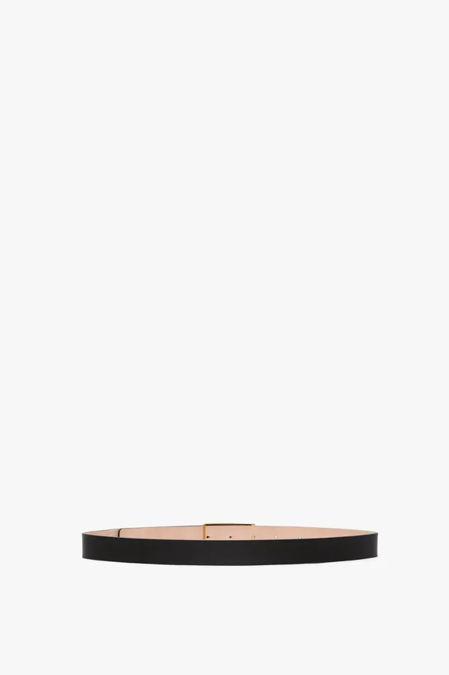 Belts Women Victoria Beckham Frame Belt In Black Leather Belts Women Victoria Beckham Frame Belt In Black Leather