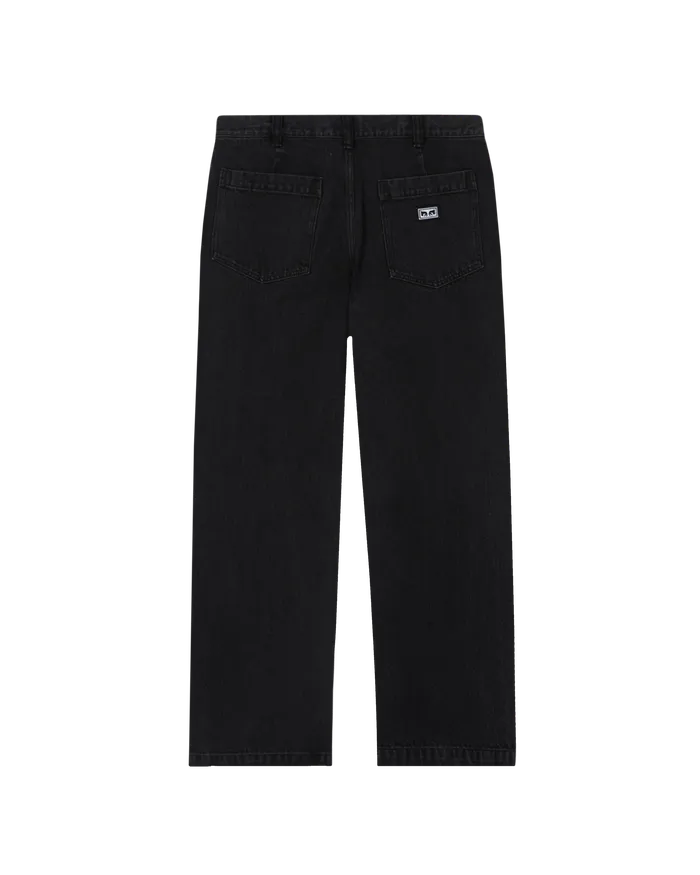 BIG TIMER UTILITY DENIM Faded Black BOTTOMS OBEY Clothing Men