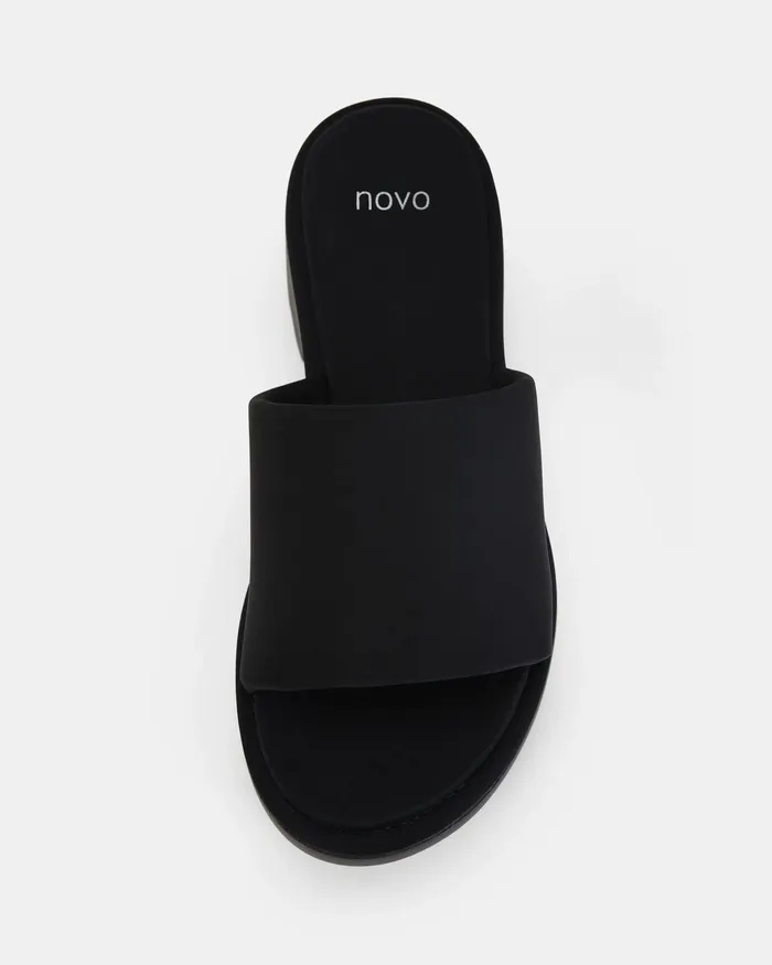 BISHOP BLACK Slides NOVO Shoes Women