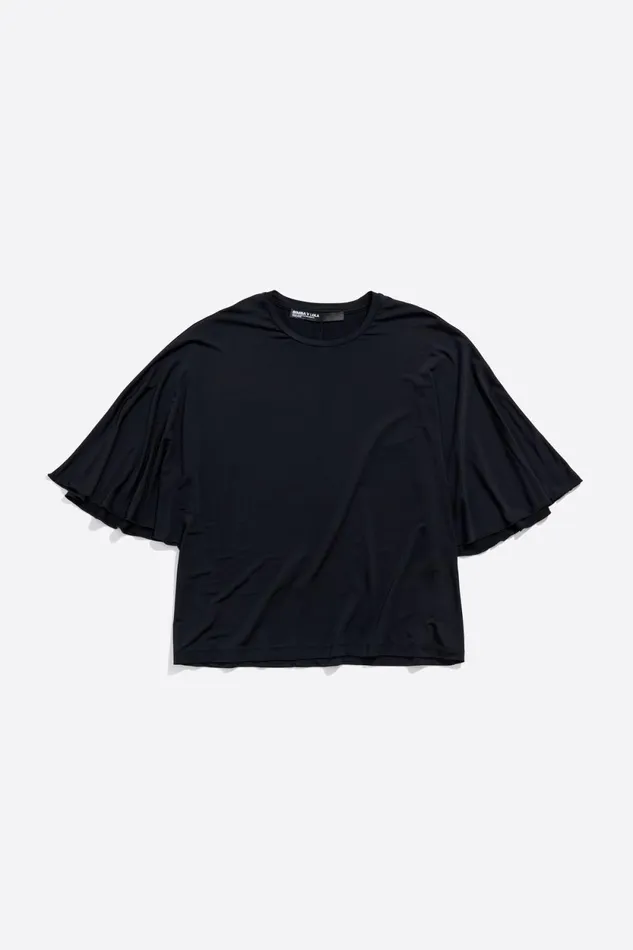 Black Boxy Tshirt Black Women Bimba Y Lola TShirts Black Boxy Tshirt Black Women Bimba Y Lola TShirts