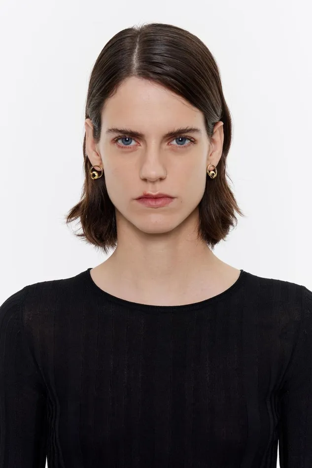 Black Candy Logo Hoop Earrings Black Women Bimba Y Lola Jewelry Black Candy Logo Hoop Earrings Black Women Bimba Y Lola Jewelry