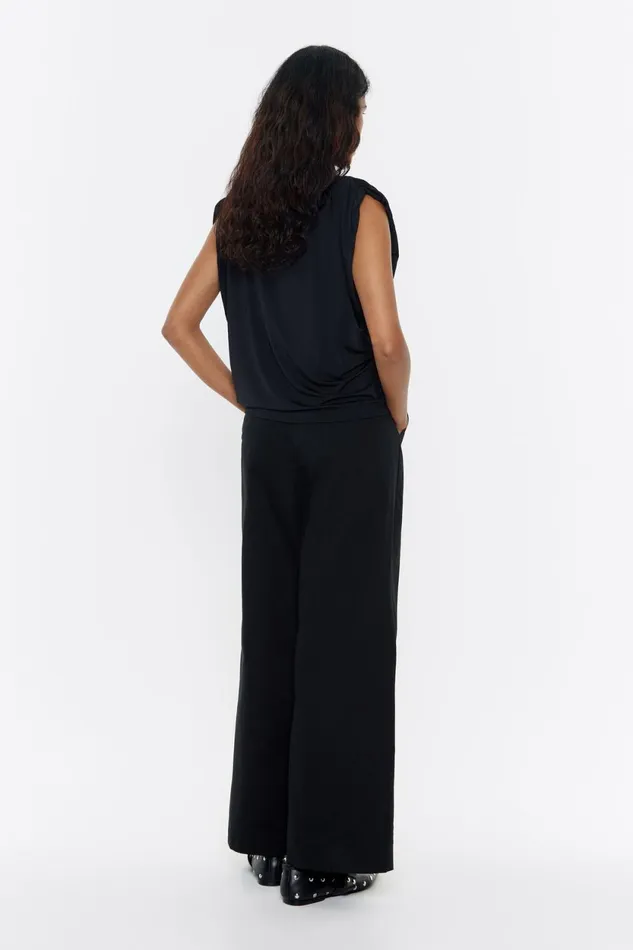 Black Dart Trousers Black Women Bimba Y Lola Party Black Dart Trousers Black Women Bimba Y Lola Party