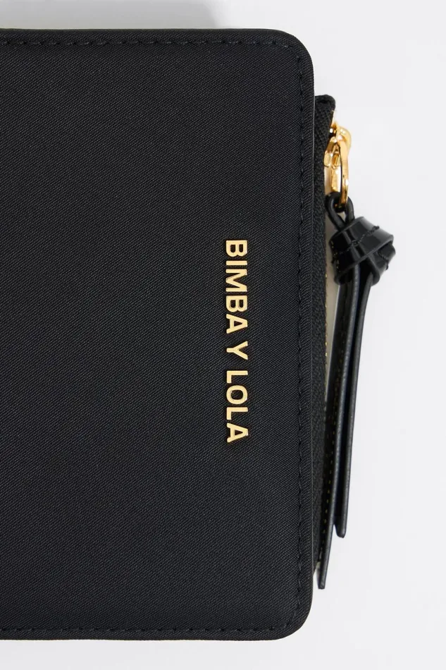 Black Nylon Purse Black Women Bimba Y Lola Wallets And Coin Purses