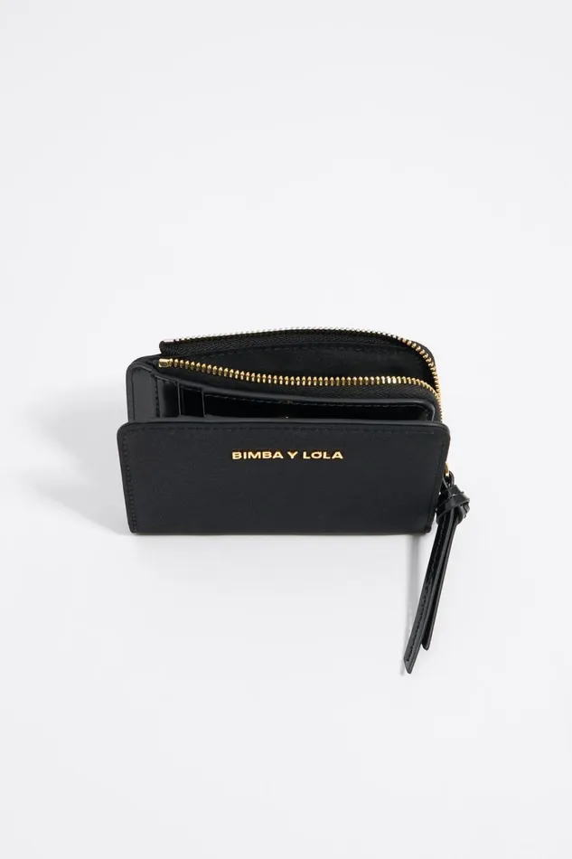 Black Nylon Purse Black Women Bimba Y Lola Wallets And Coin Purses